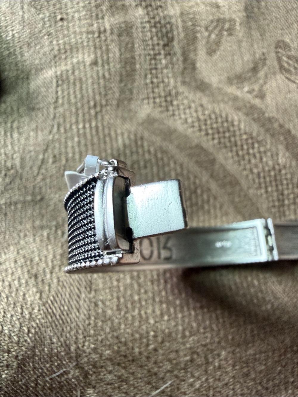 Frieda Rothman HONOR Studded Black and Silver Bracelet - Picture 6 of 8